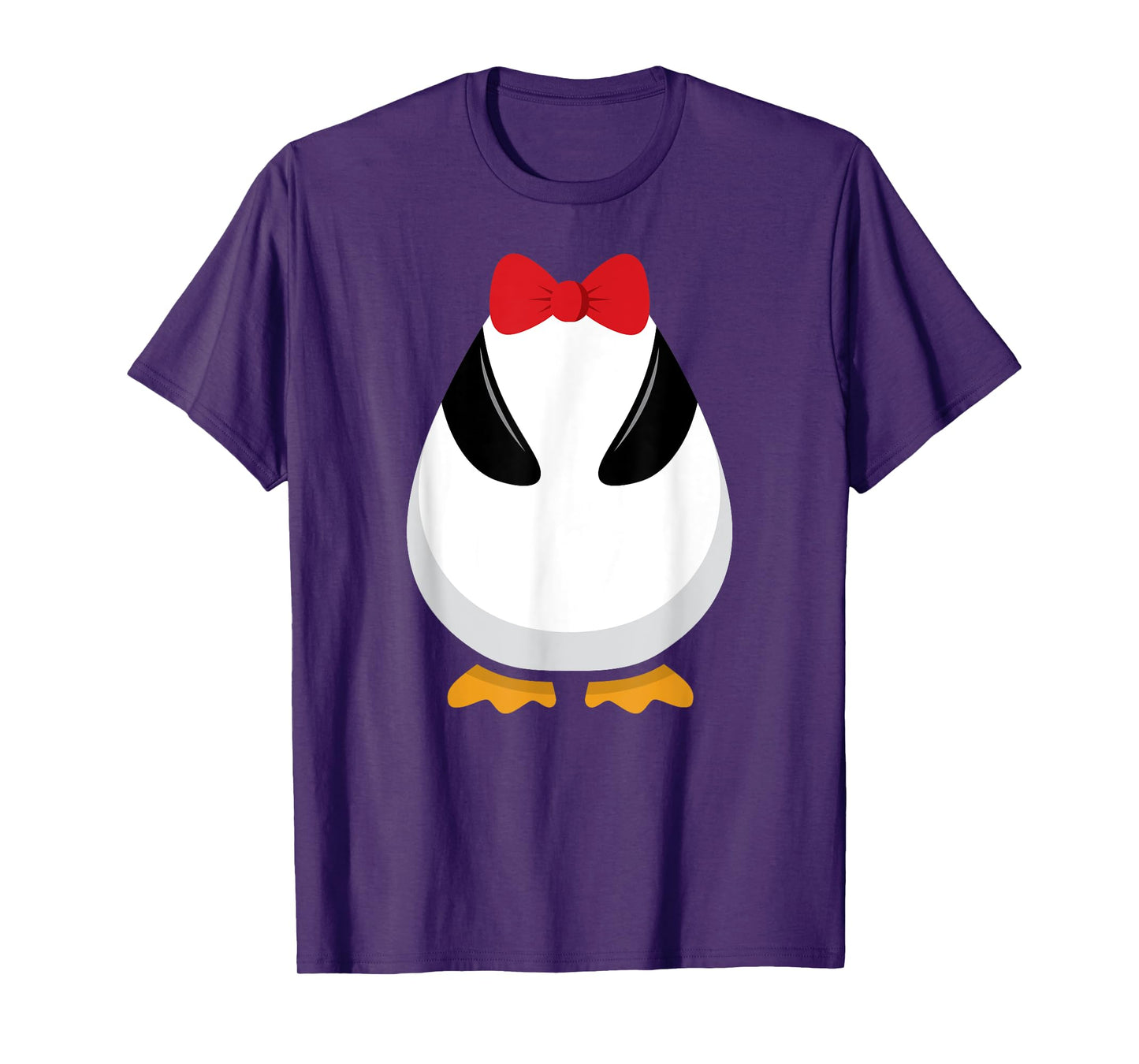 Penguin Costume T Shirt Halloween Outfit Bowtie Cute Animal T-Shirt
