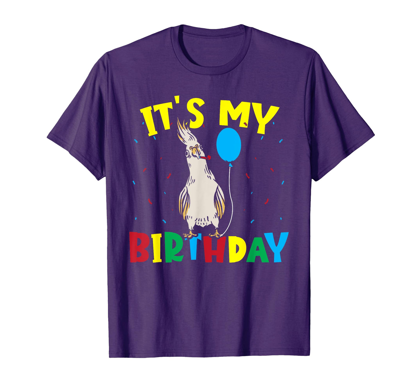 Cockatiel Birthday Parakeet Parrot Owner Bird Cockatiel T-Shirt