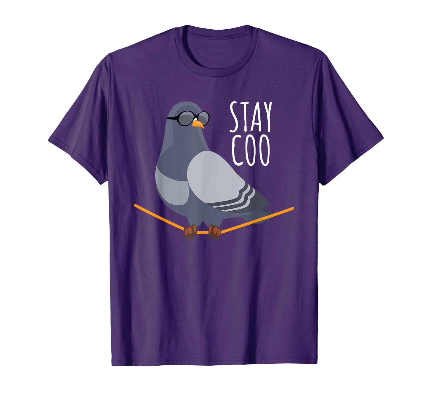 Stay Coo Bird T Shirt | Birding Funny Cool Pigeon Shirt T-Shirt