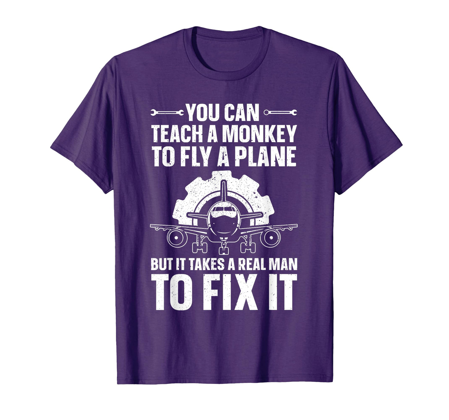Funny Aircraft Mechanic Art For Men Boys Aircraft Technician T-Shirt