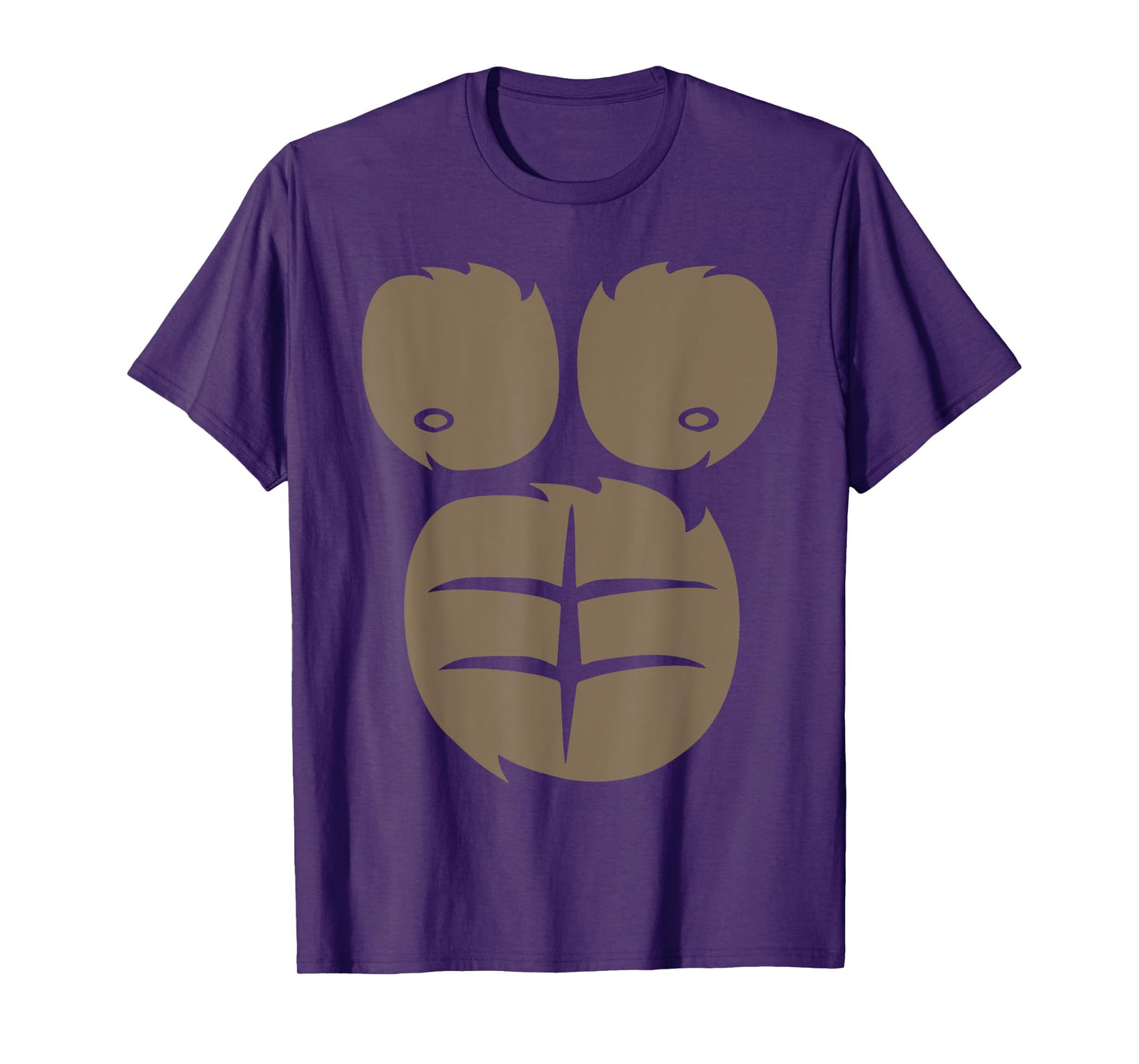 Gorilla Chest Belly Monkey DIY Costume For Kids Adults T-Shirt