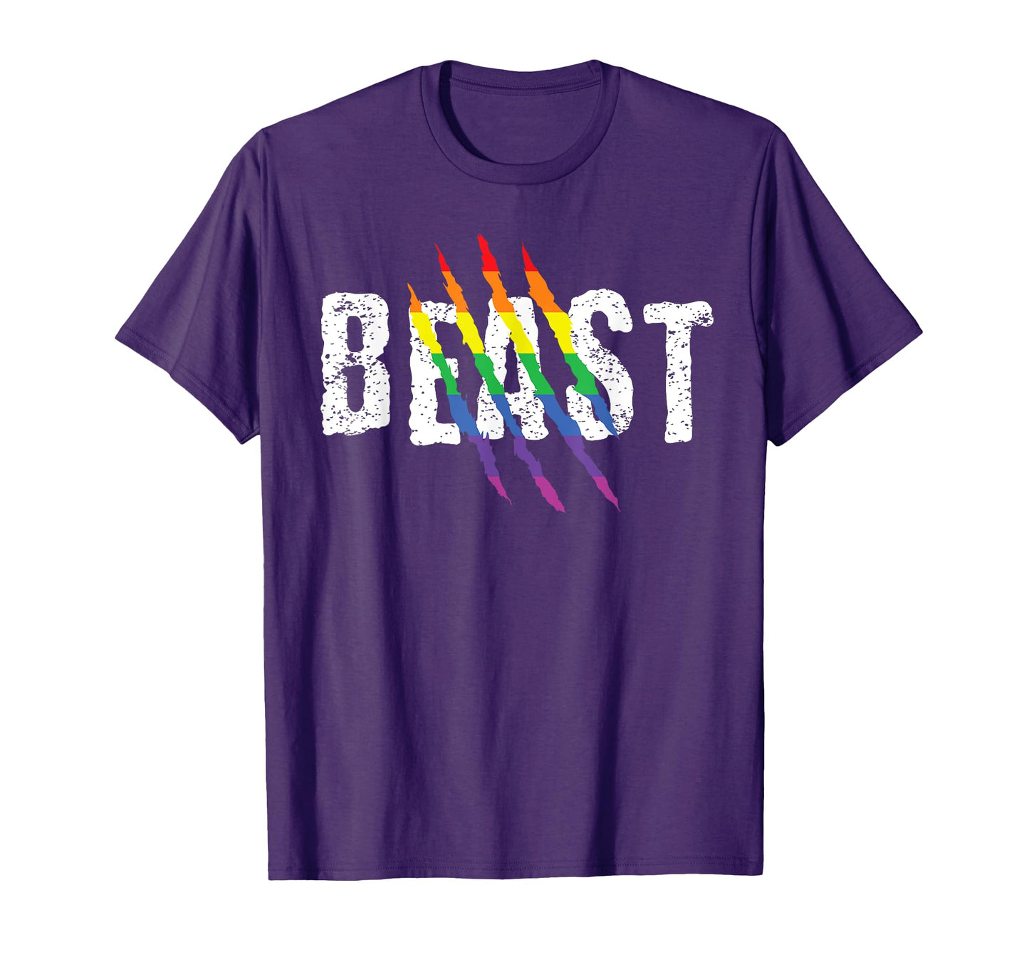 Gay Beast Rainbow LGBT Bear T-Shirt T-Shirt