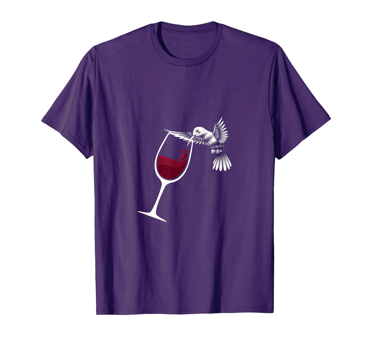 Hummingbird Wine Hummingbird Gift Bird Lover T-Shirt