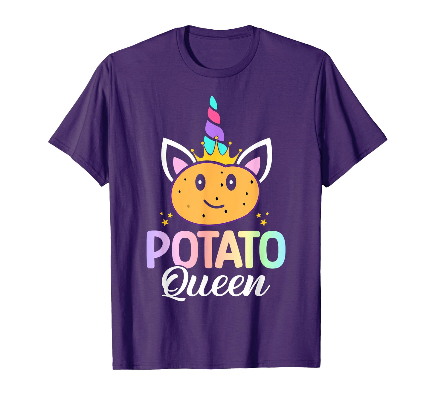 Potato Queen Female Potato Lover Girl T-Shirt