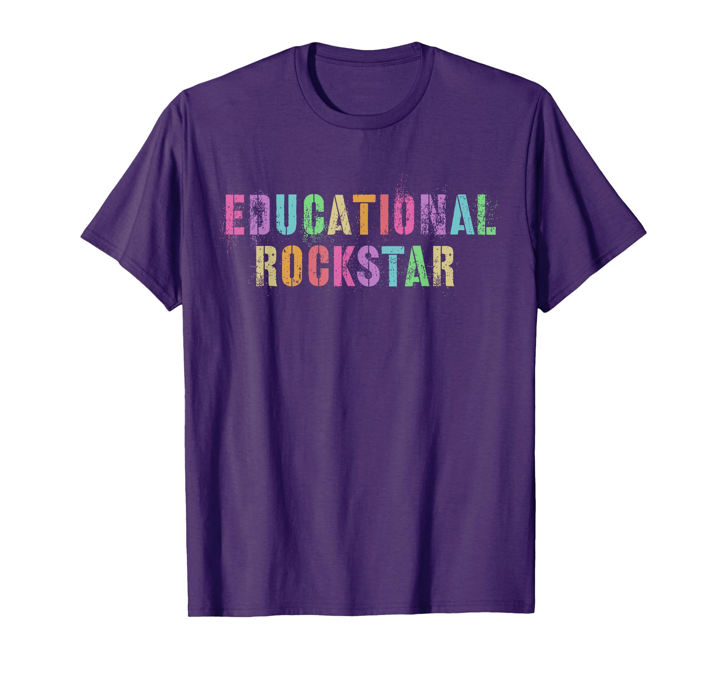 I Prefer Term EDUCATIONAL ROCKSTAR Teacher Principal Team Men Women Kids T-Shirt
