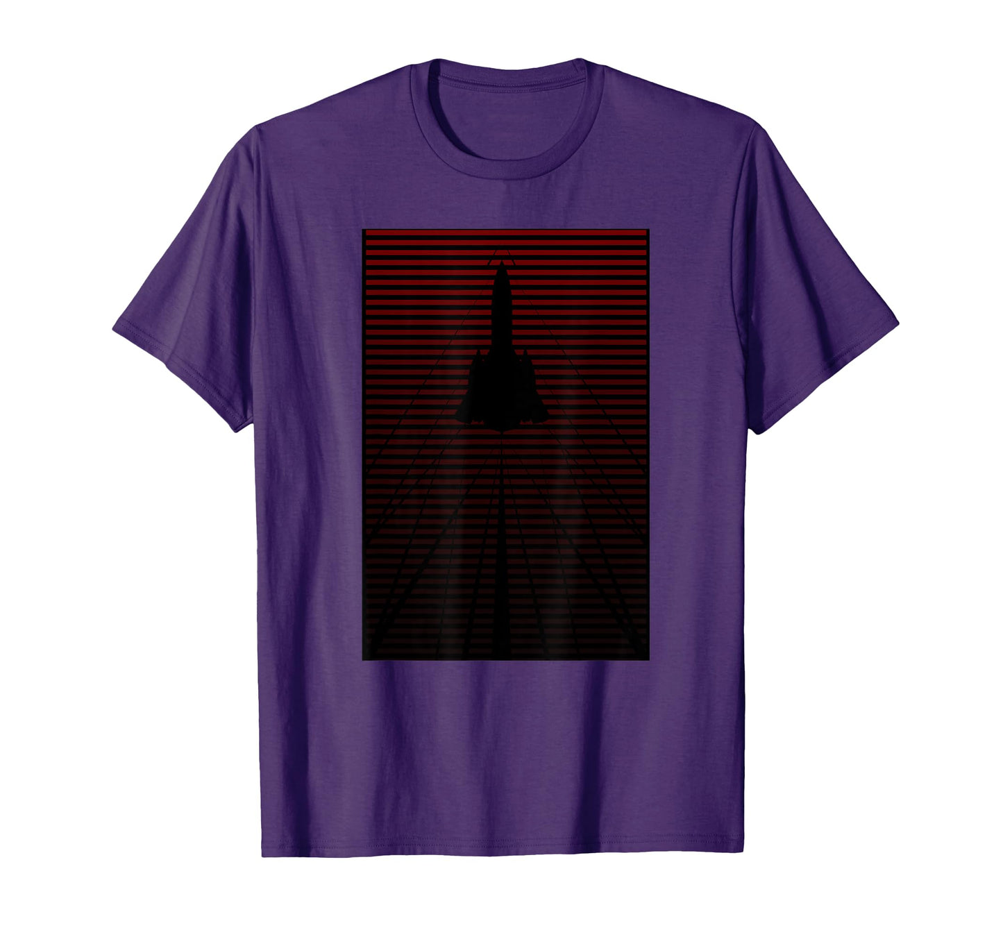 SHOCKWAVES SR-71 Blackbird OXCART Fade to Red T-shirt
