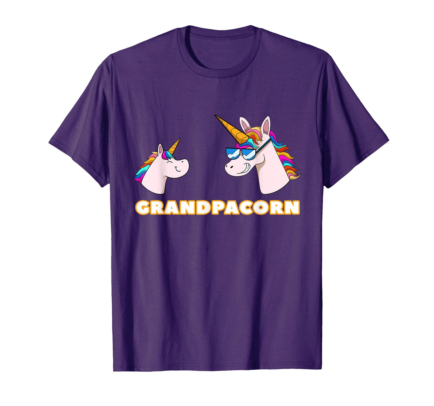 Grandpacorn Grandpa 1 Kid Grandfather Unicorn Father's Day T-Shirt
