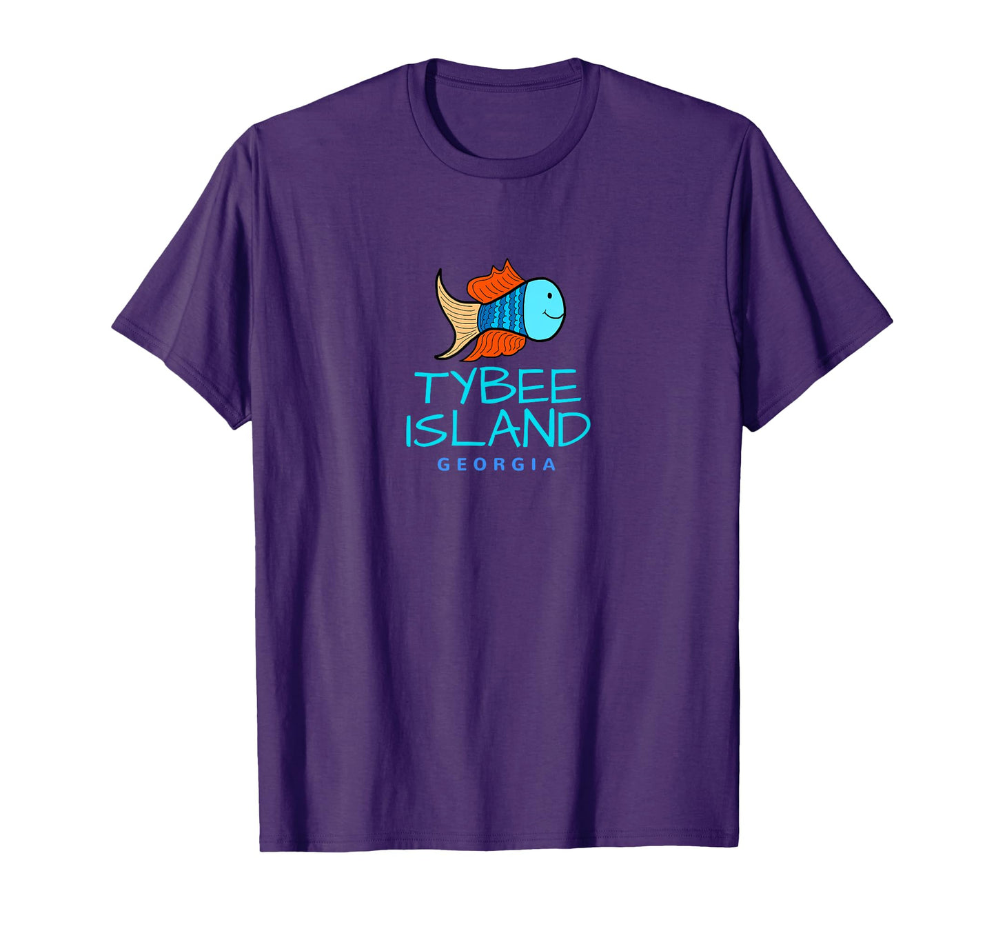 Tybee Island T-Shirt, Fish Vacation Tybee Georgia Shirt T-Shirt
