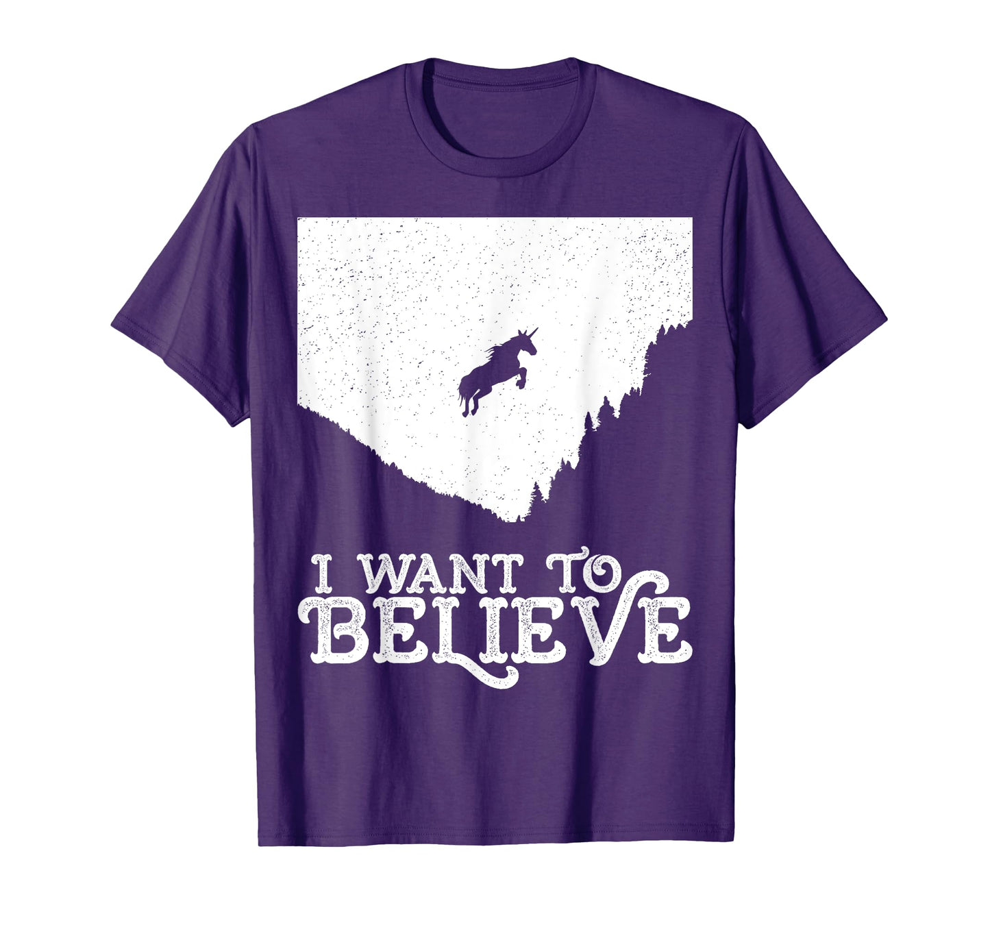 I want to believe unicorn can fly t-shirt