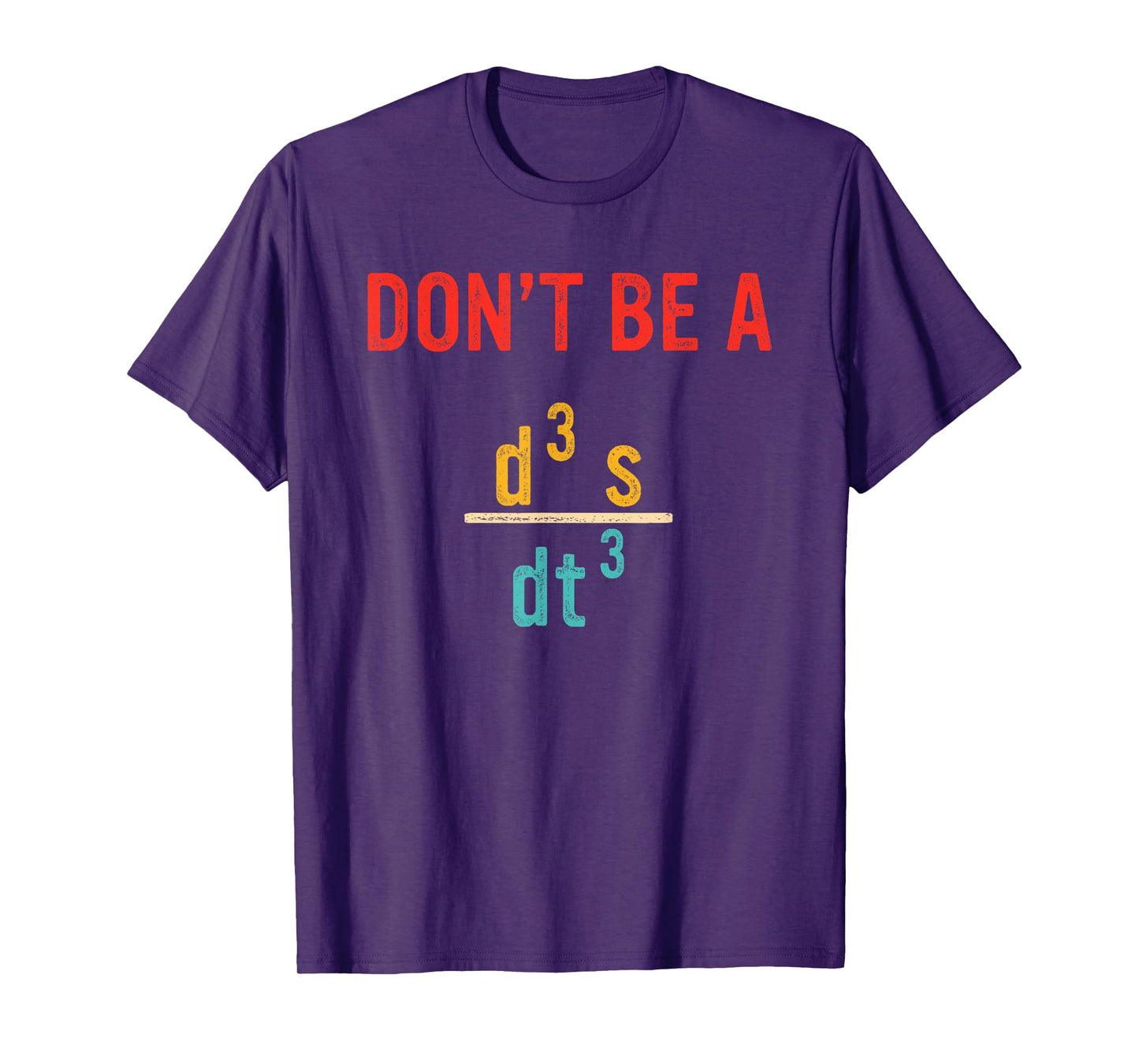 Don’t Be A Jerk Funny Mathematics Design T-Shirt