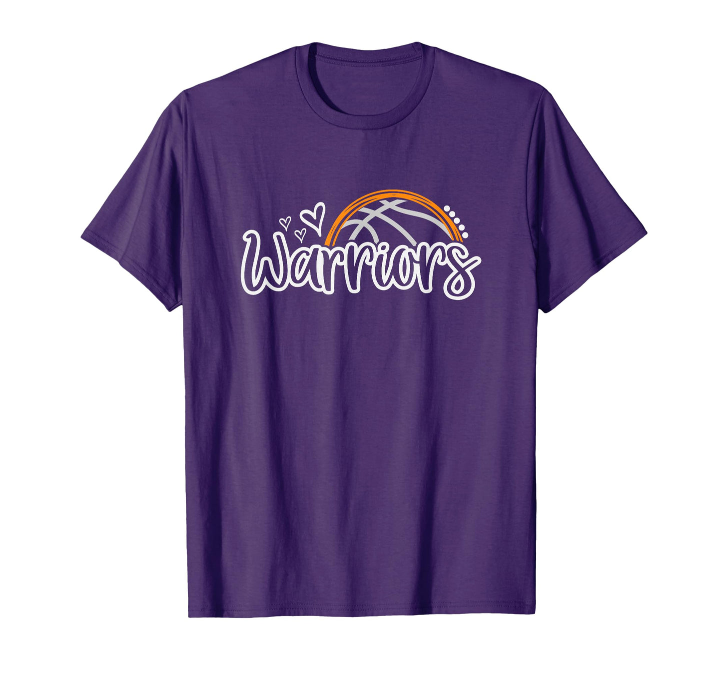 Basketball Warriors School Sports Fan Team Spirit T-Shirt
