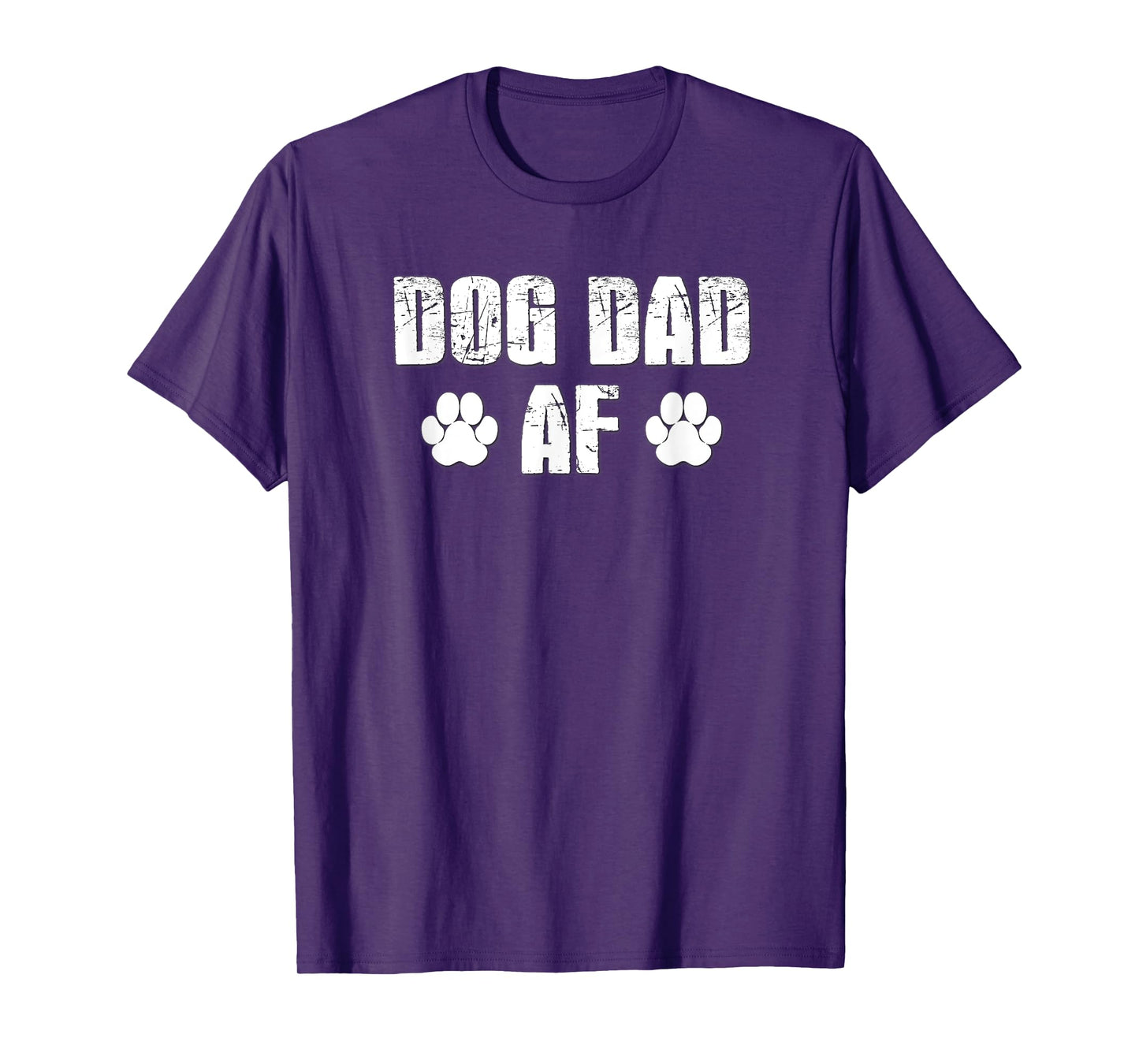 Funny Men's Dog Lover Shirt DOG DAD AF Tee Love Dogs Gift