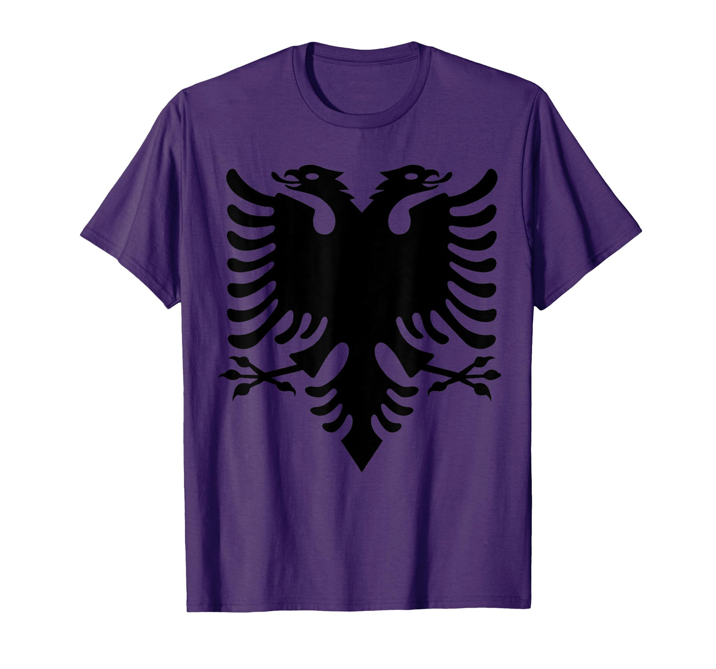 Albanian Flag Eagle Double Red Albania Shqipe Kosovo T-Shirt