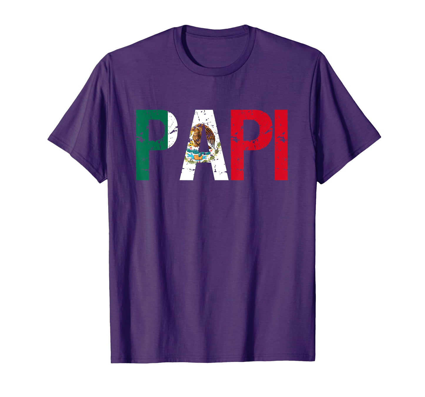 regalos del dia del padre Papi Mexican Flag T-Shirt