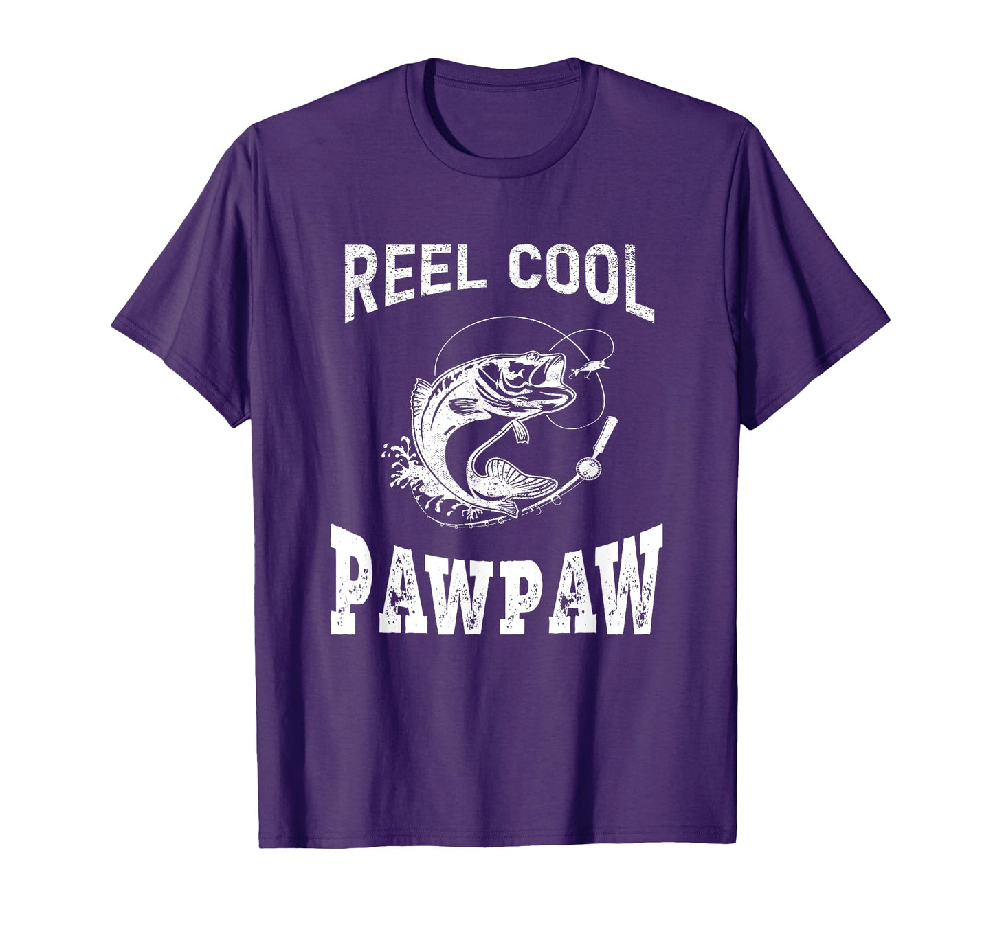 reel cool Pawpaw fisherman grandpa father's day Fishing gift T-Shirt