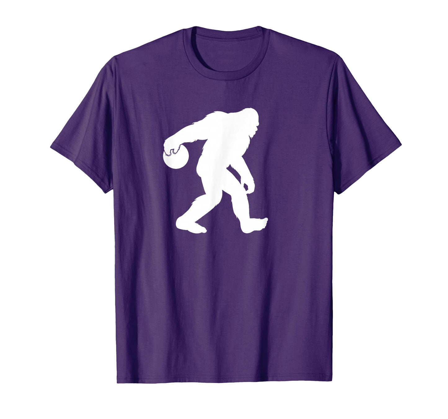 Bigfoot loves bowling funny Bigfoot bowling T-Shirt