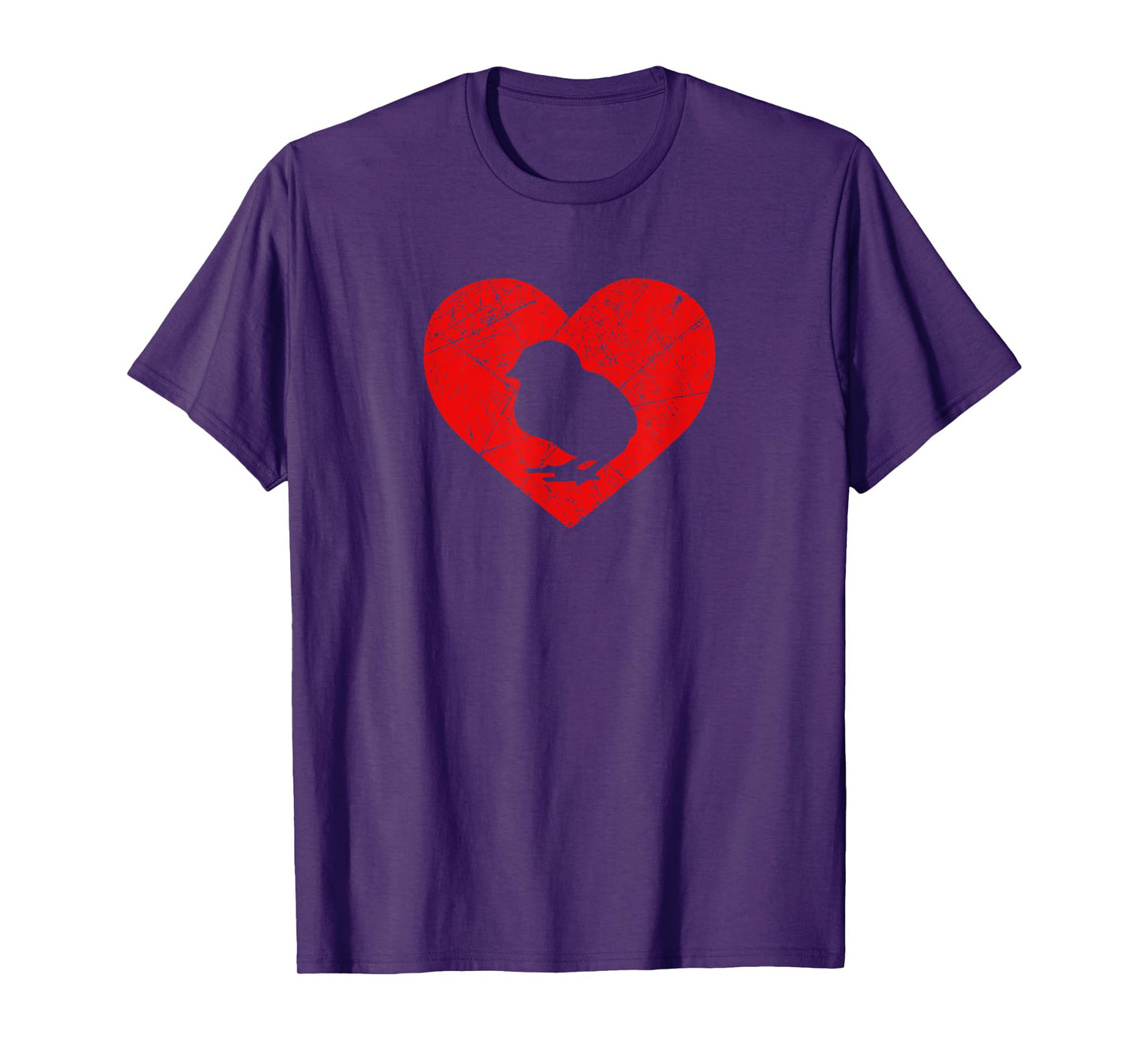 Vintage Baby Chick Lover Heart Love Valentine's Day Chicken T-Shirt