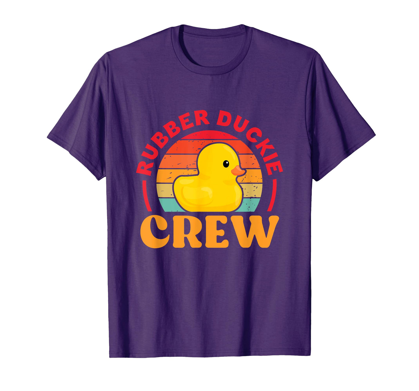 Rubber Duckie Crew Duck Duckling Retro T-Shirt