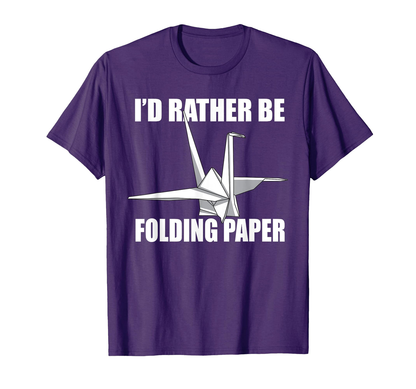 Origami Master Cranes Funny Paper Folding Lover Humor Outfit T-Shirt