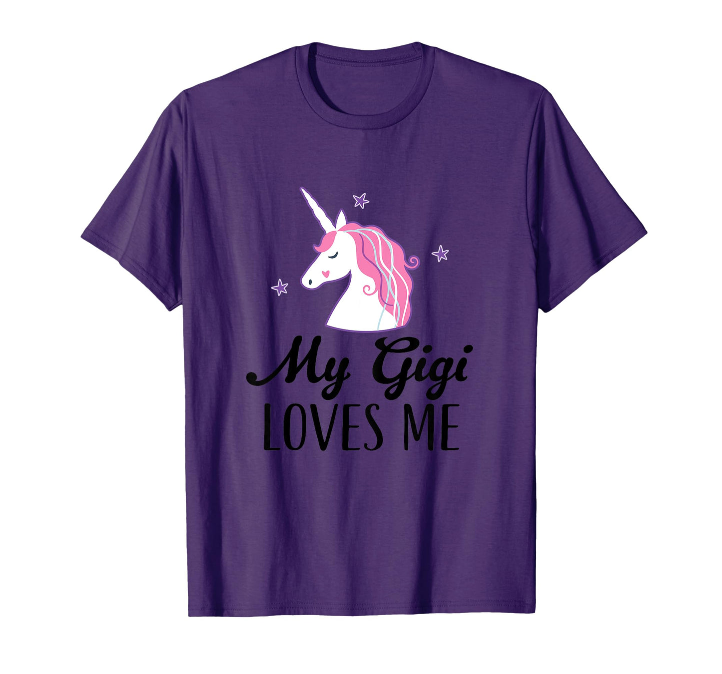 My Gigi Loves Me Girl Unicorn Granddaughter T-Shirt