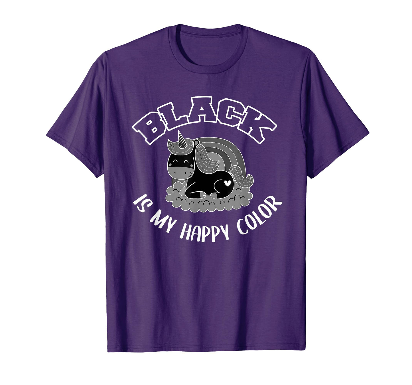 Black is my happy colour black is my favourite colour T-Shirt