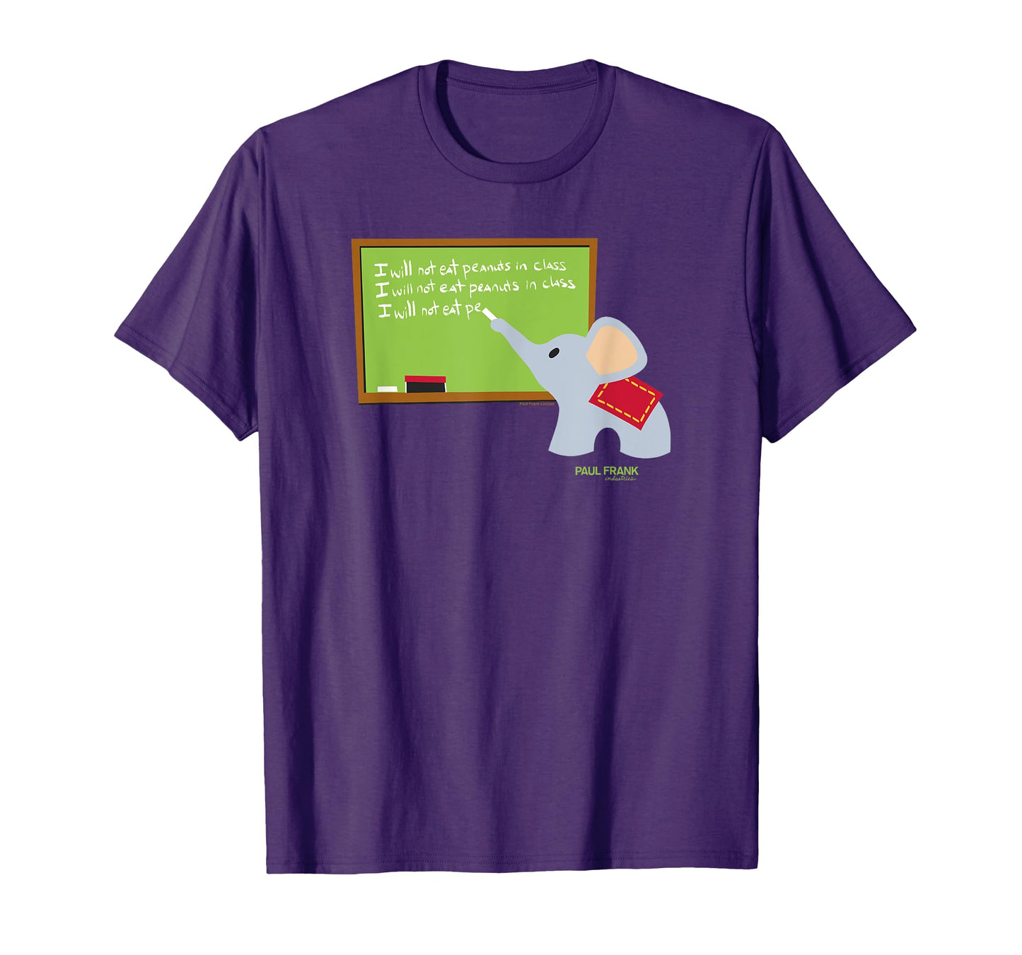 Paul Frank Ellie The Elephant Class Chalk Board T-Shirt