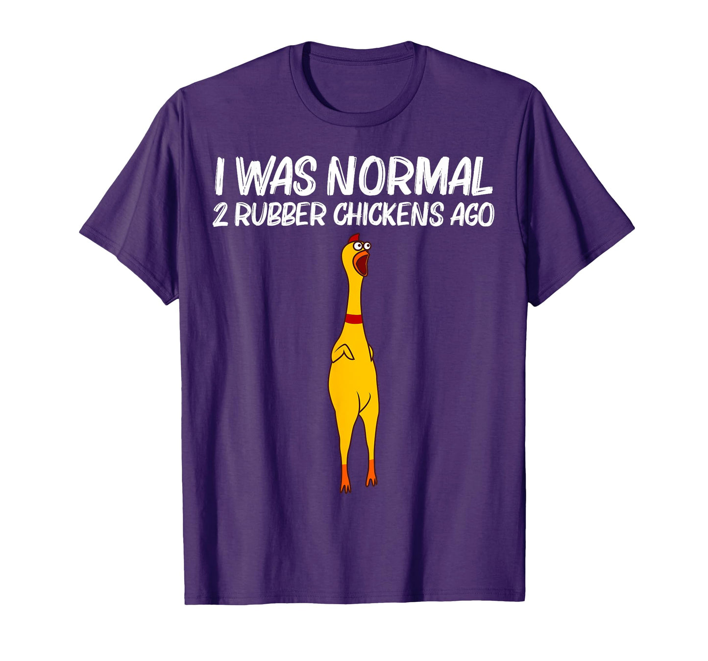 Funny Rubber Chicken Gift Men Women Rubber Chicken Costume T-Shirt