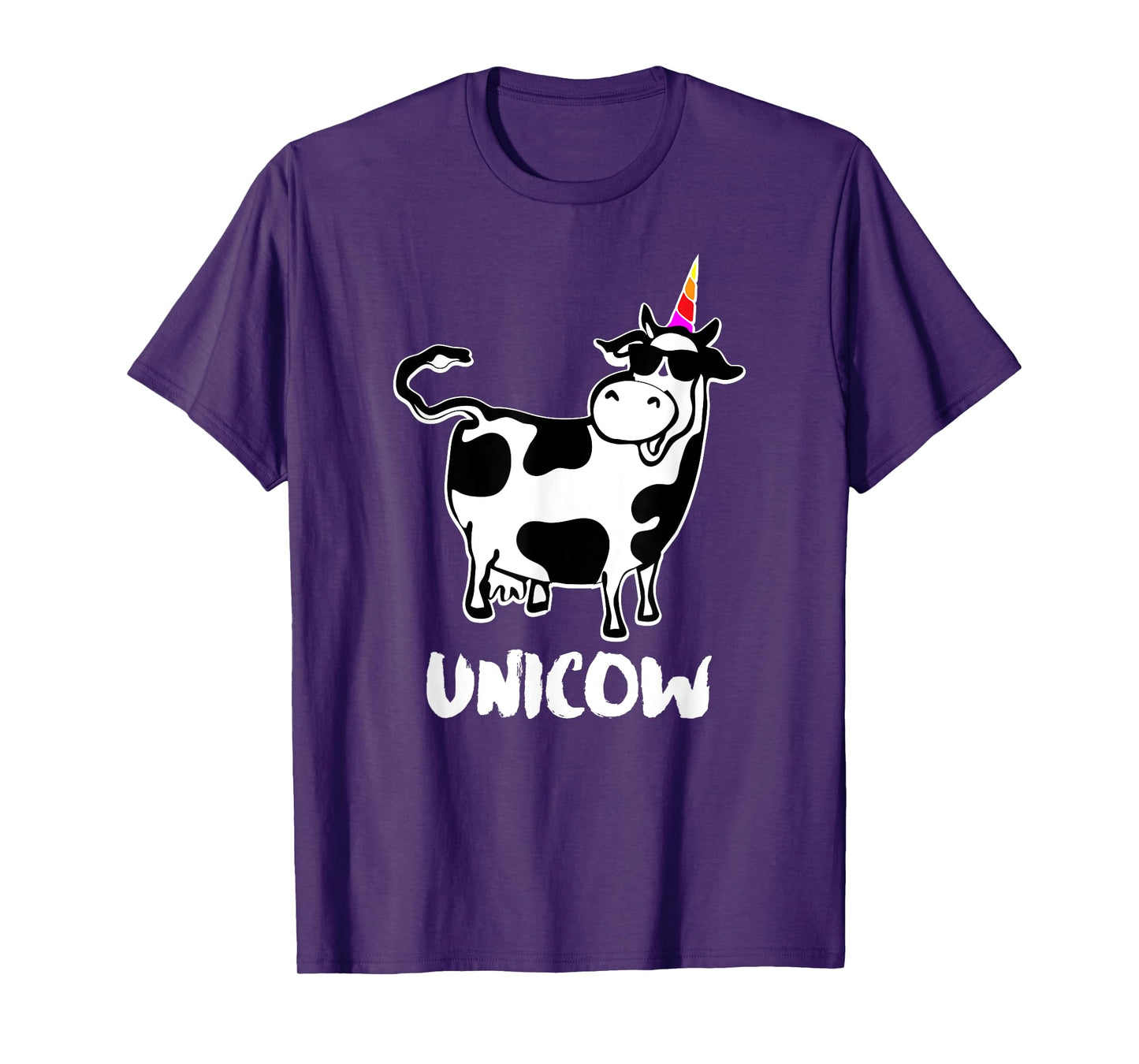 Unicow. Cute Dairy Cow Farmer Shirt Funny Cow Lover Gift T-Shirt