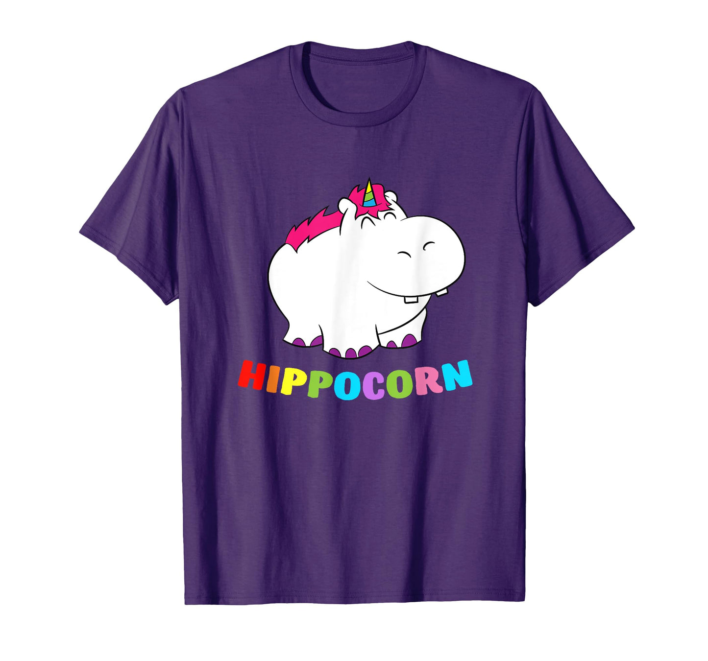 Funny Hippo Hippocorn Unicorn Hippo Birthday Hippo T-Shirt