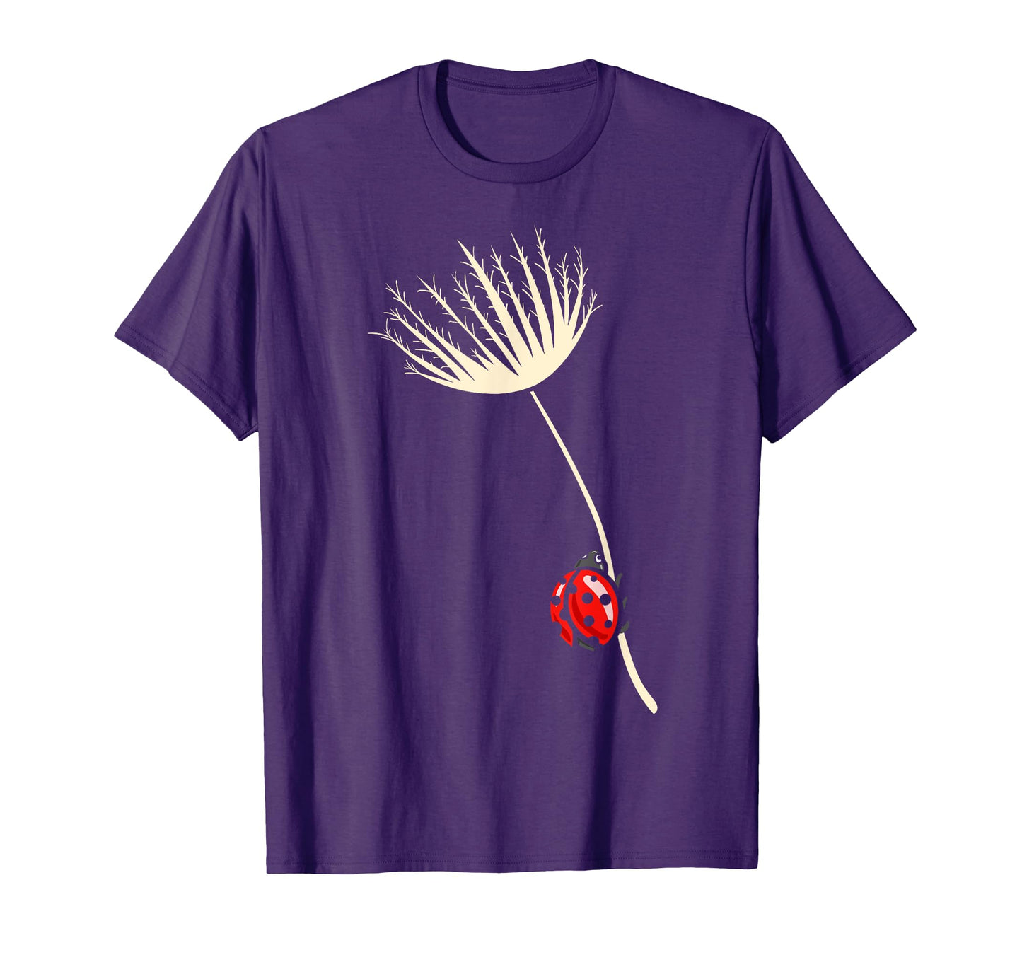 Ladybird, Dandelion, Ladybird Lover, Ladybird, Floral T-Shirt