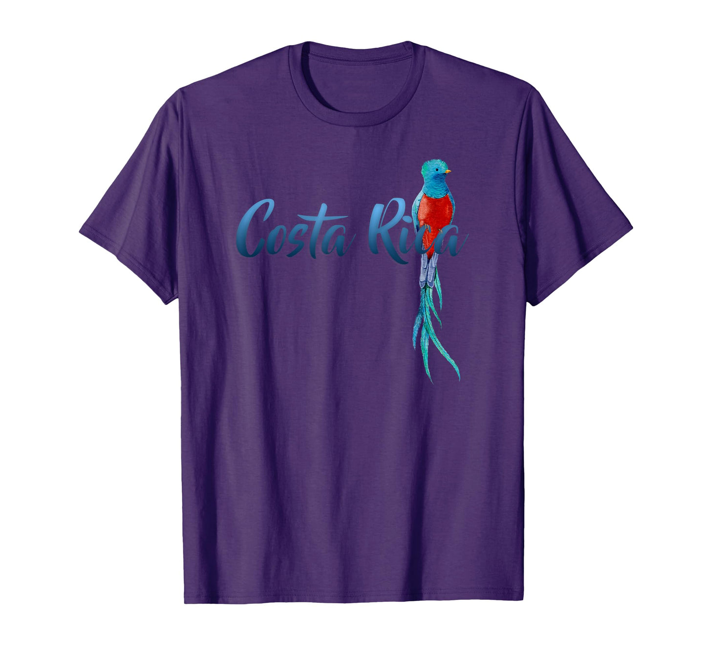 Costa Rica Quetzal Ornithologist Eco-Tourist Rainforest Bird T-Shirt