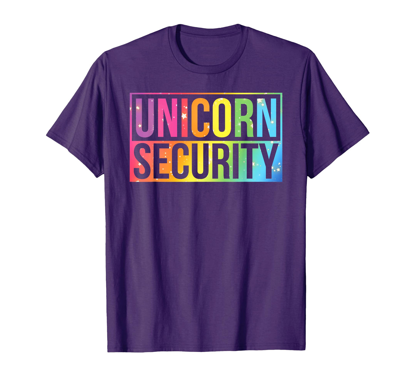 Halloween Mom Dad Daughter Unicorn Security Birthday Party T-Shirt