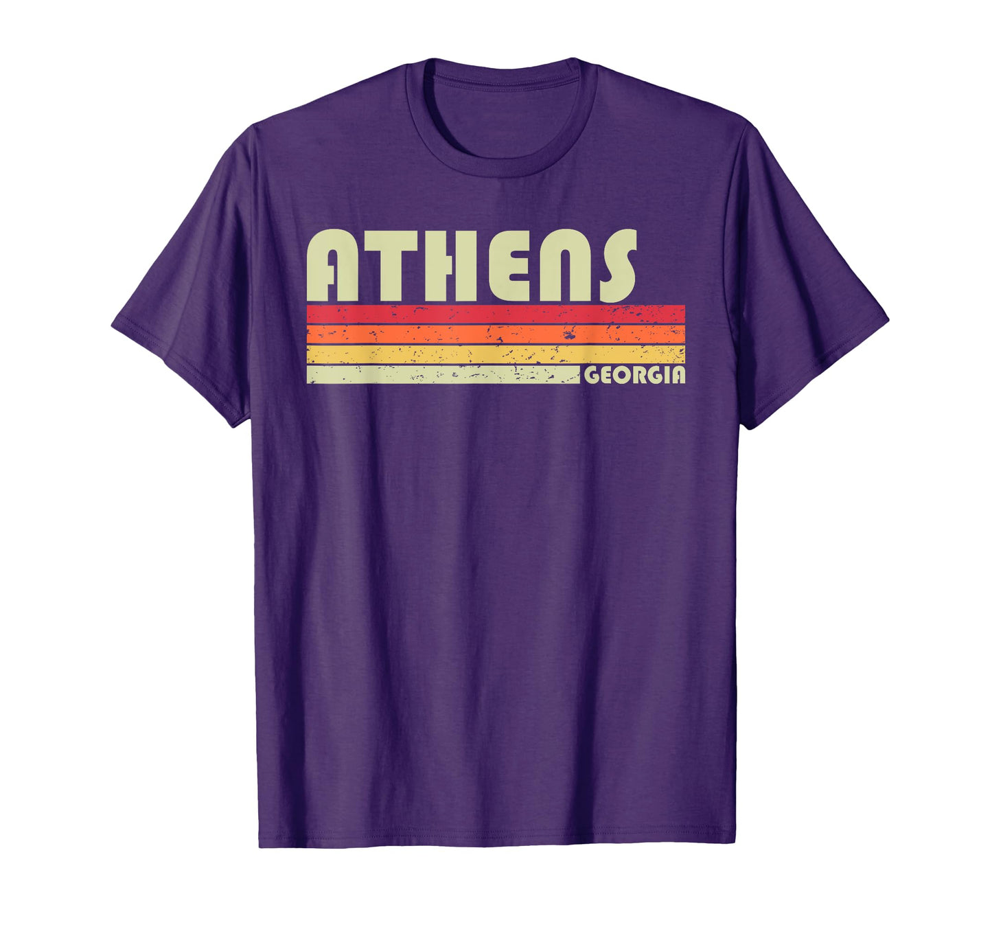ATHENS GA GEORGIA Funny City Home Roots Gift Retro 70s 80s T-Shirt