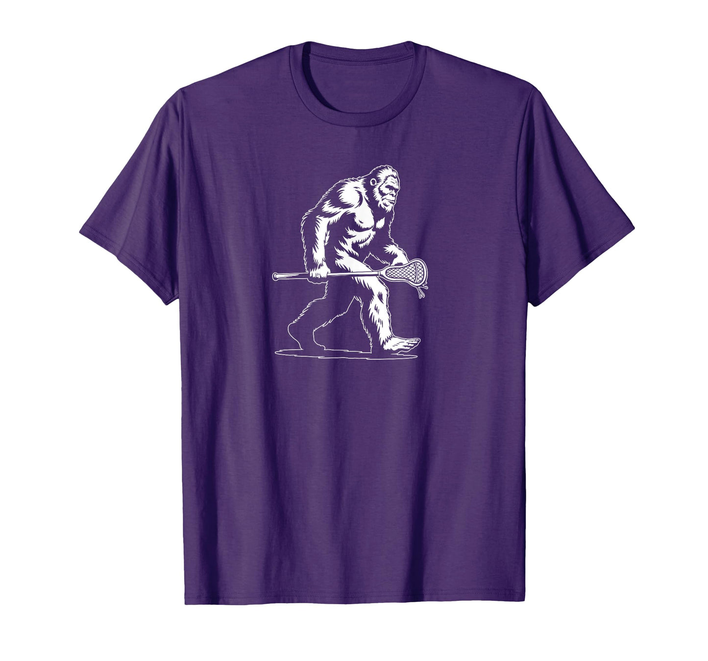 Sasquatch Lax Bigfoot Lacrosse Stick Vintage 80s T-Shirt
