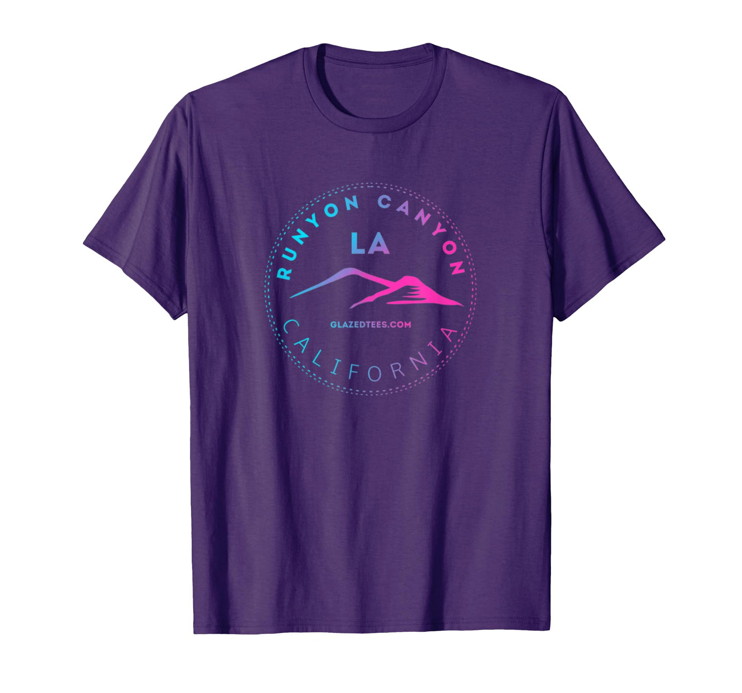 Runyon Canyon Los Angeles - Retro Hollywood California T-Shirt