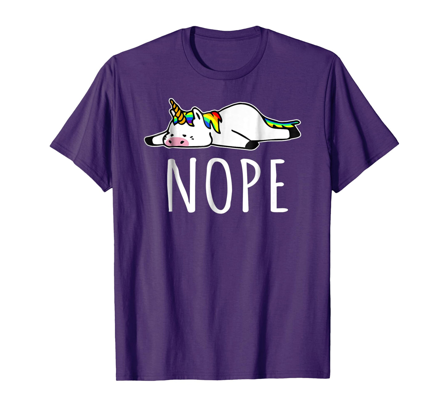Nope Unicorn Nah Not Gonna Do It T-Shirt