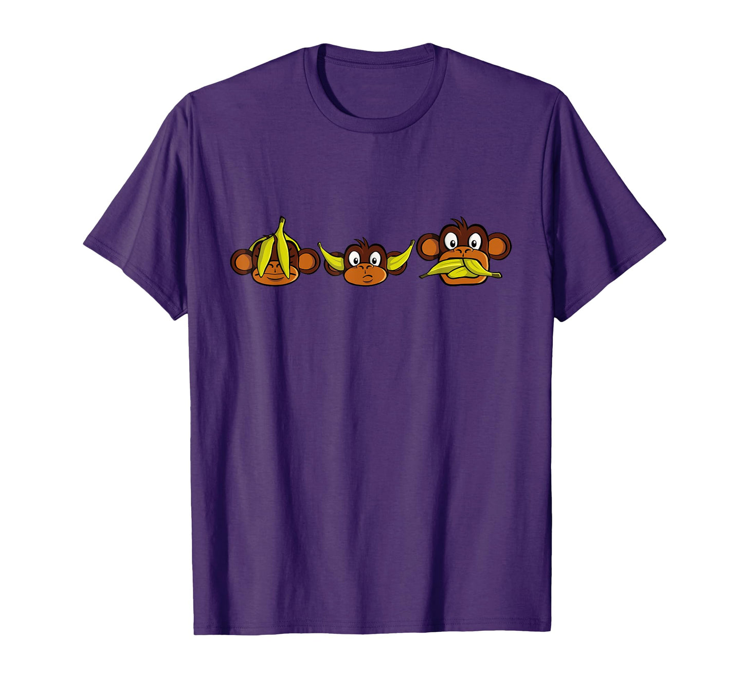 Three Wise Monkeys, See No Evil, Hear No Evil, Say No Evil T-Shirt