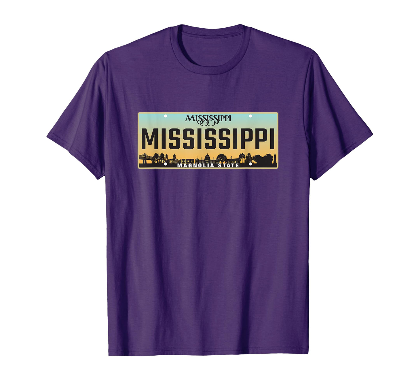Mississippi License Plate - Great Gift Idea - Car Enthusiast T-Shirt