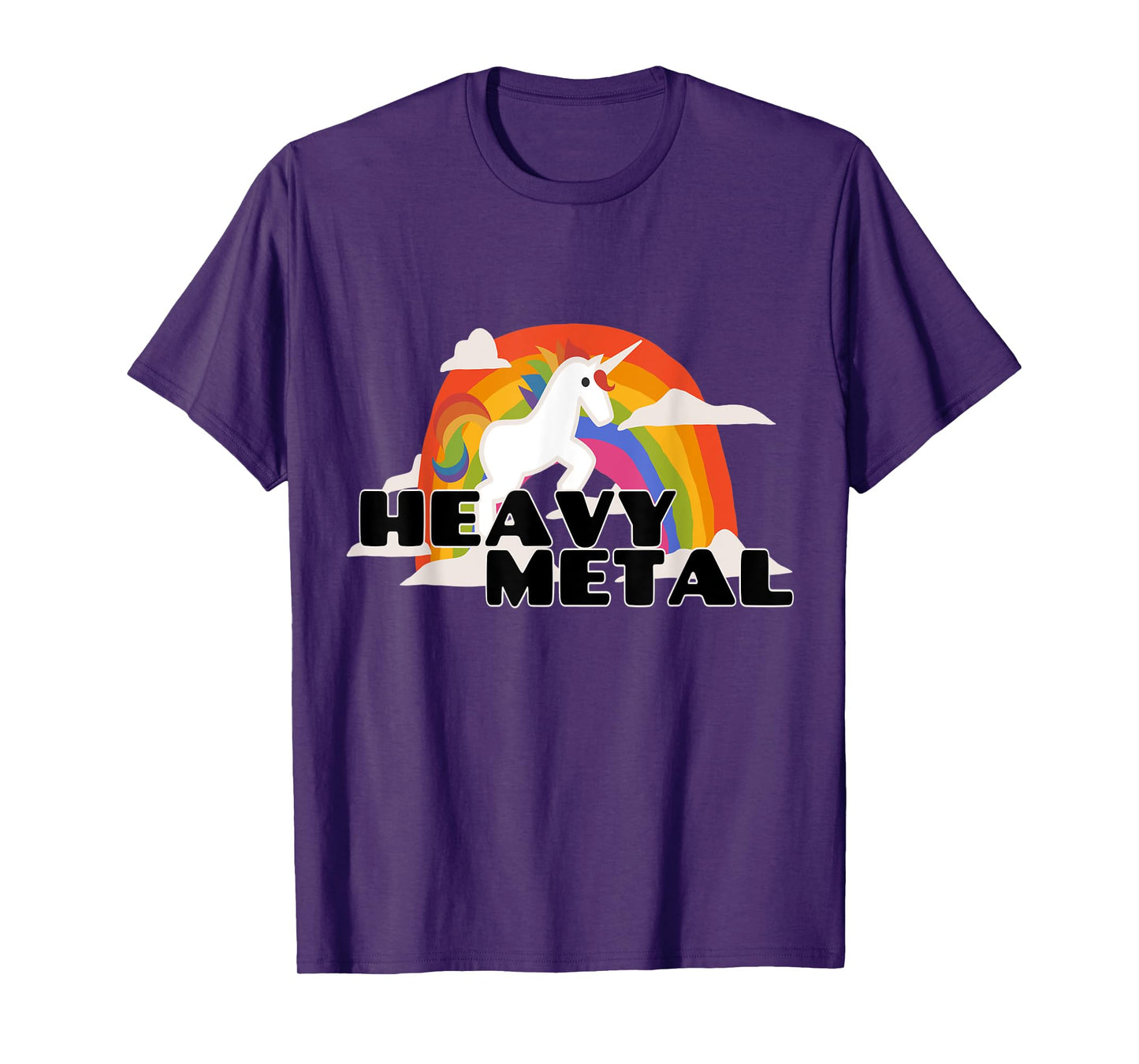 Heavy Metal Cute Unicorn T-Shirt