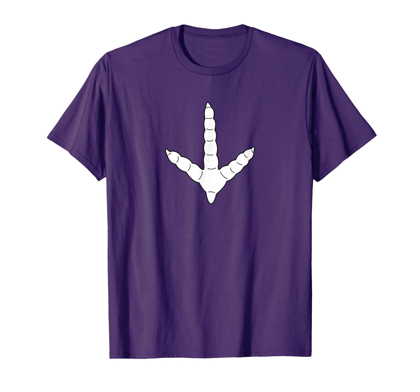 Wild Turkey Footprint Long Beard Tom Gobbler Track T-Shirt
