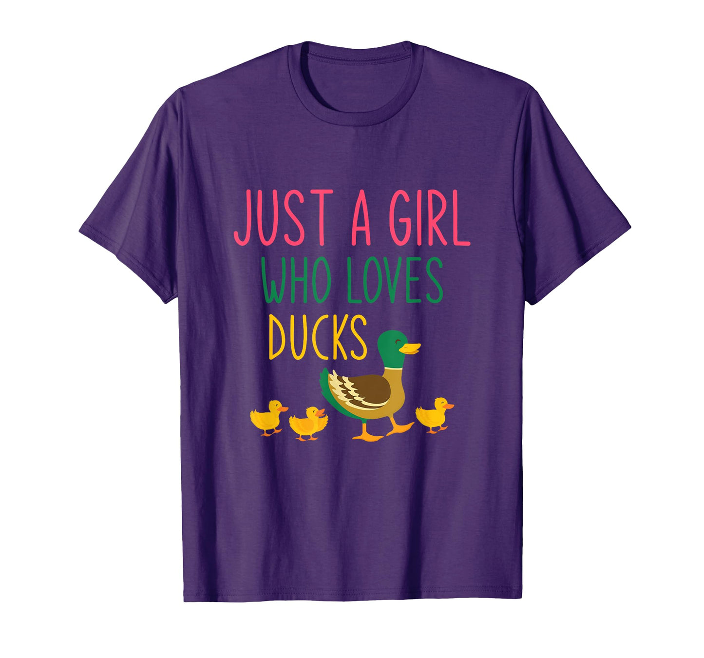Just A Girl Who Loves Ducks Duck T-Shirt