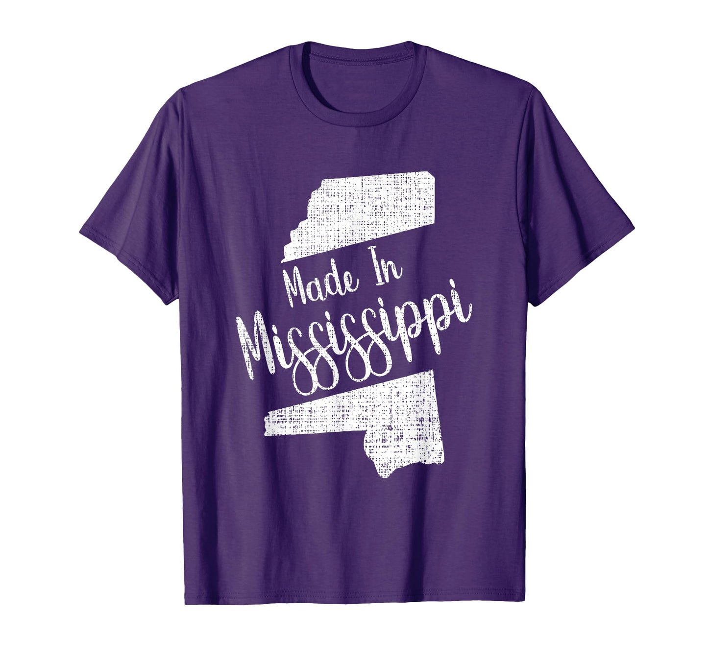 Mississippi State Map Souvenir Gift T-Shirt