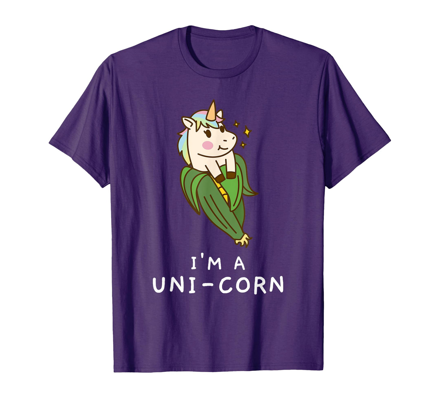 Funny Unicorn Corn Pajamas Girls Tshirt Kids Farmer Gifts T-Shirt