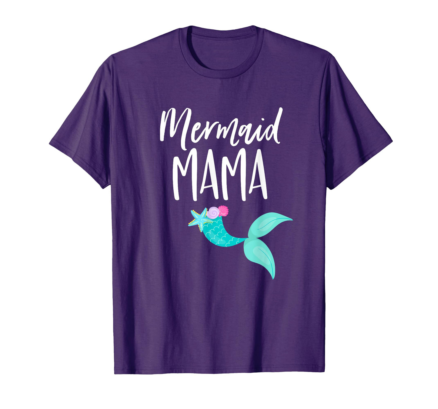 Mom Birthday Party Outfit Dad Mommy Girl MERMAID MAMA SHIRT T-Shirt
