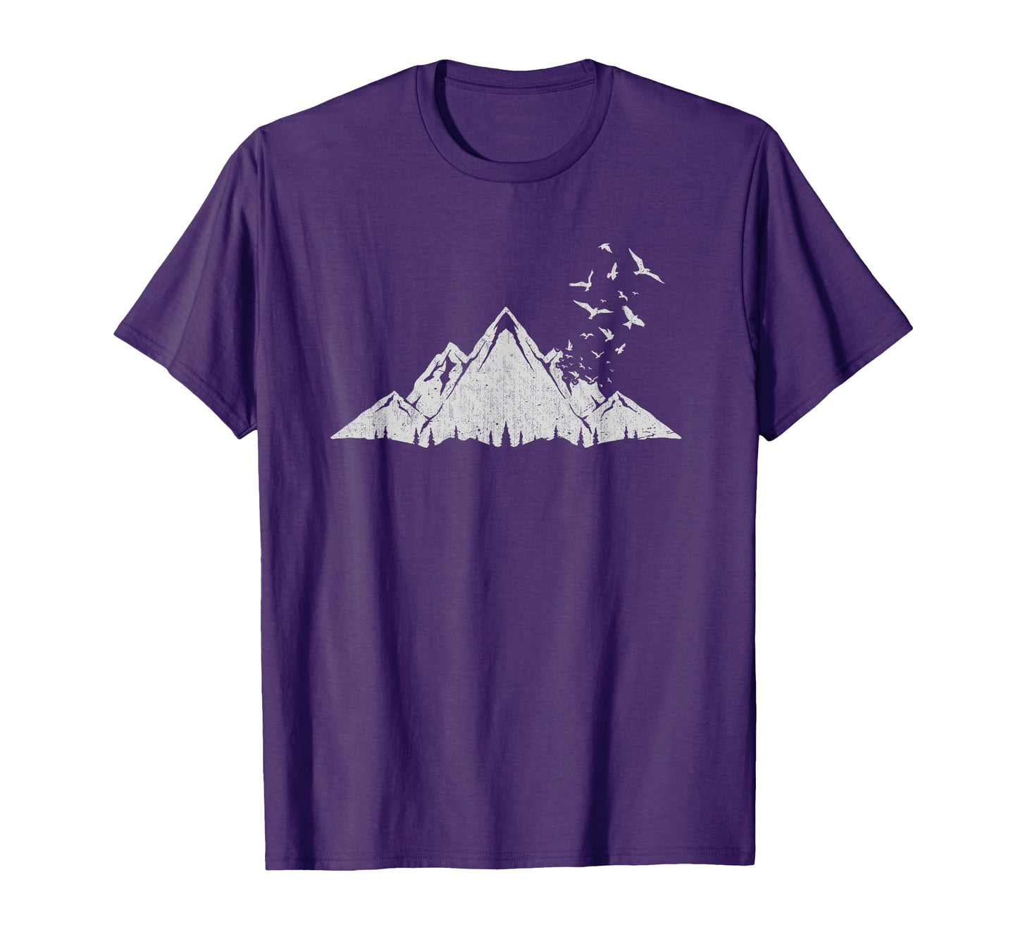 Flock Of Birds Outdoor Nature Forest Mountain Hiking T-Shirt