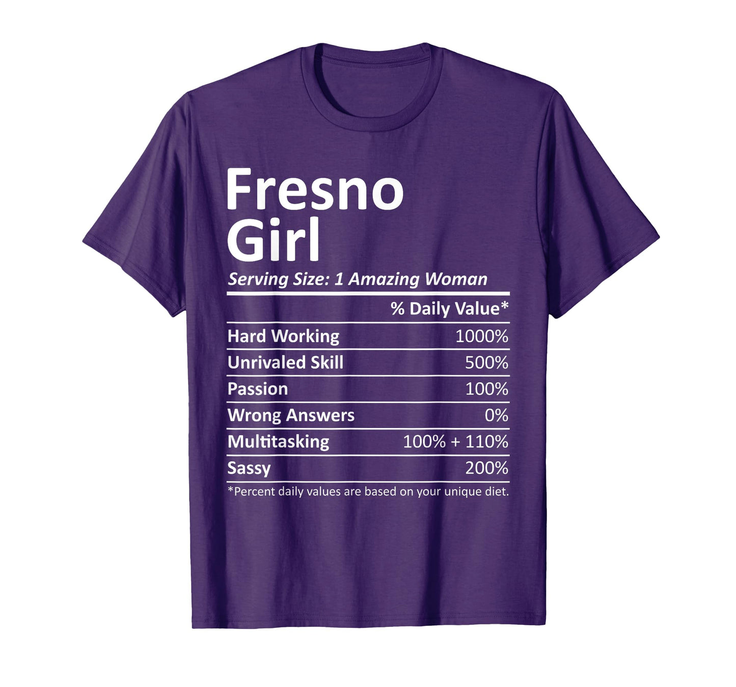 FRESNO GIRL CA CALIFORNIA Funny City Home Roots USA Gift T-Shirt