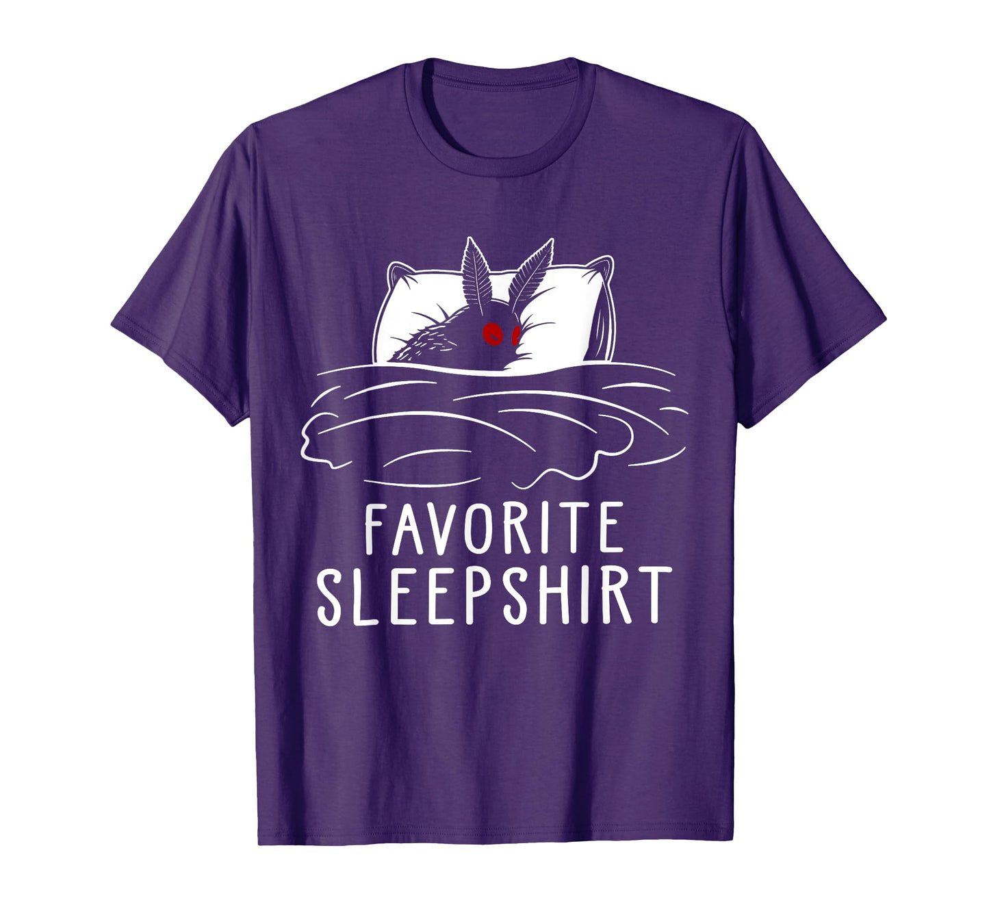 Cryptozoology Mothman Cryptid Favorite Sleep T-Shirt