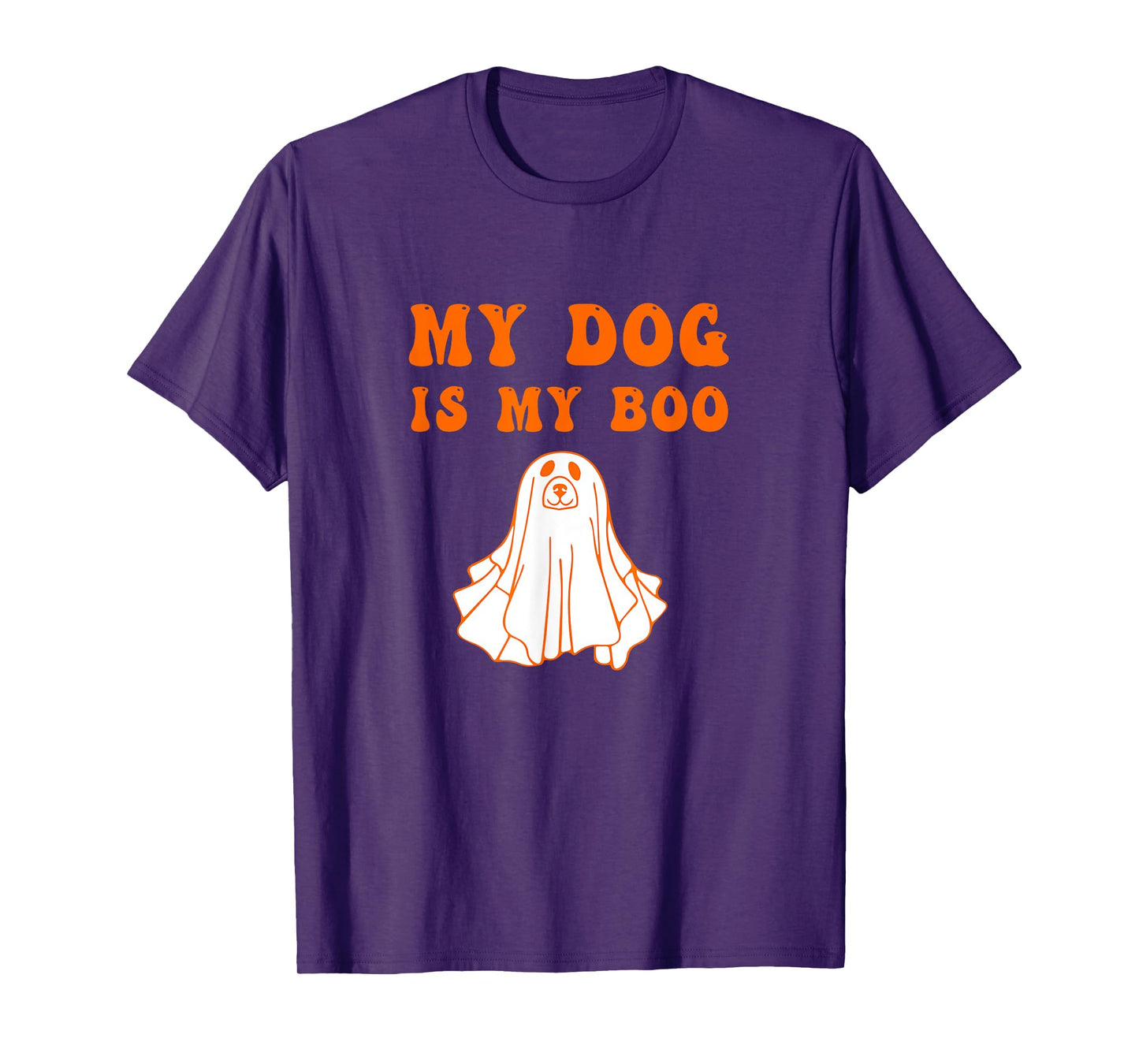 My Dog Is Boo Funny Dog Owner Boo Ghost Lover Halloween T-Shirt
