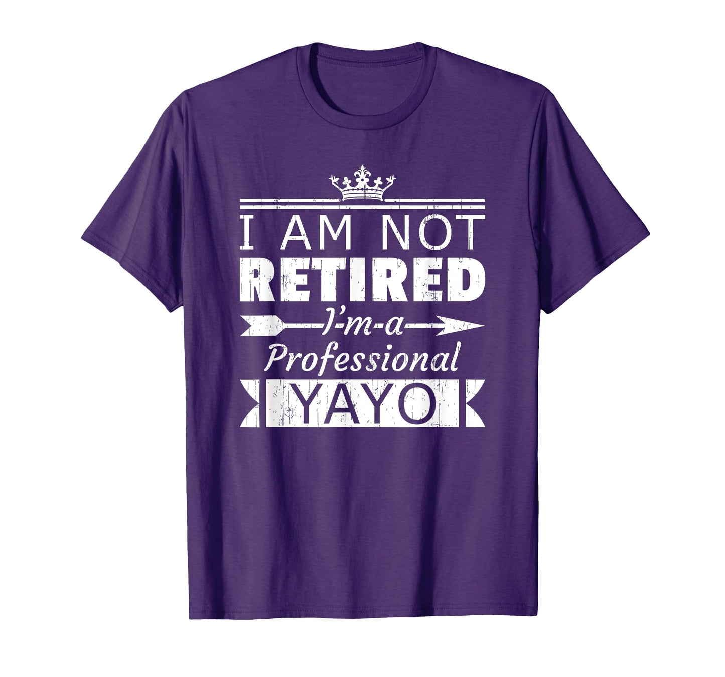 Not Retired Professional Yayo Grandpa Fun Fathers Day T-Shirt