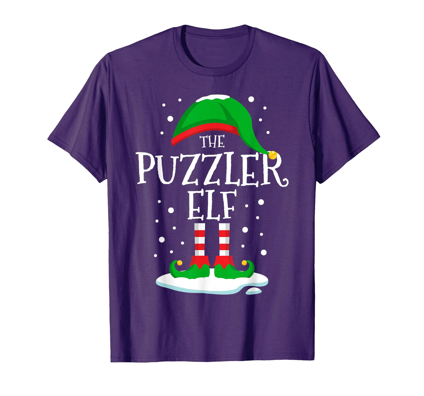 The Puzzler Elf Christmas Family Matching Xmas Group Funny T-Shirt